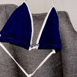 Chris cross bathing suit top